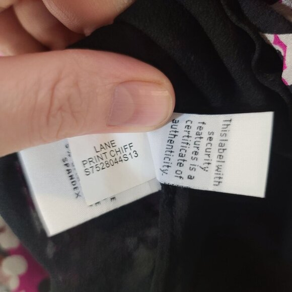 Diane Von Furrstenberg Lorelai Print Chieff In Cheetah Splash Pink Blouse 10 - Picture 10 of 11